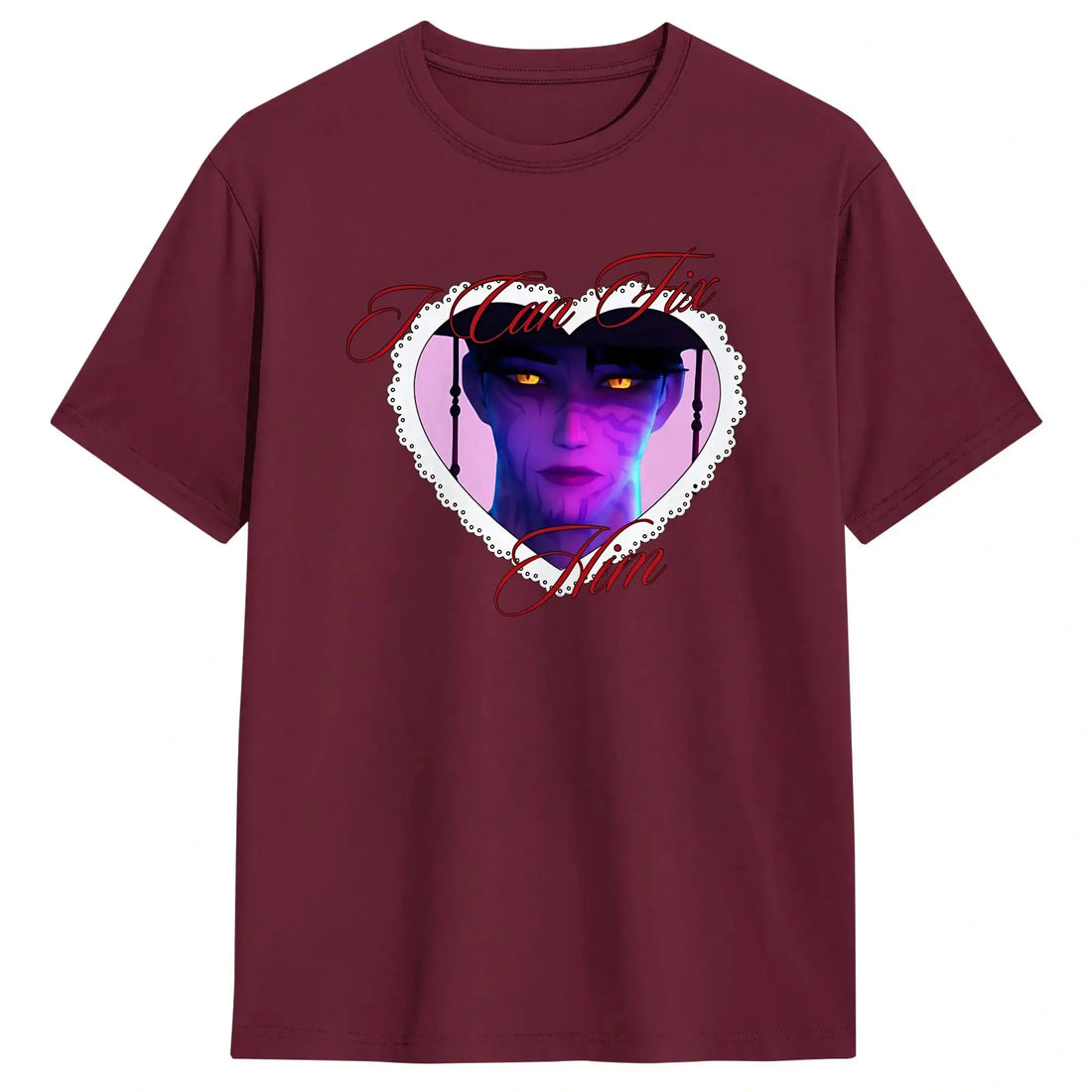 T-shirt KPop Demon Hunters Jinu I Can Fix Him — photo 8