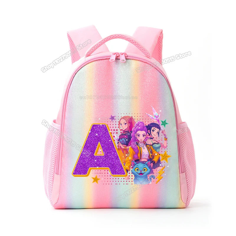 Sac d'Ecole KPop Demon Hunters Lettre Prénom — photo 24