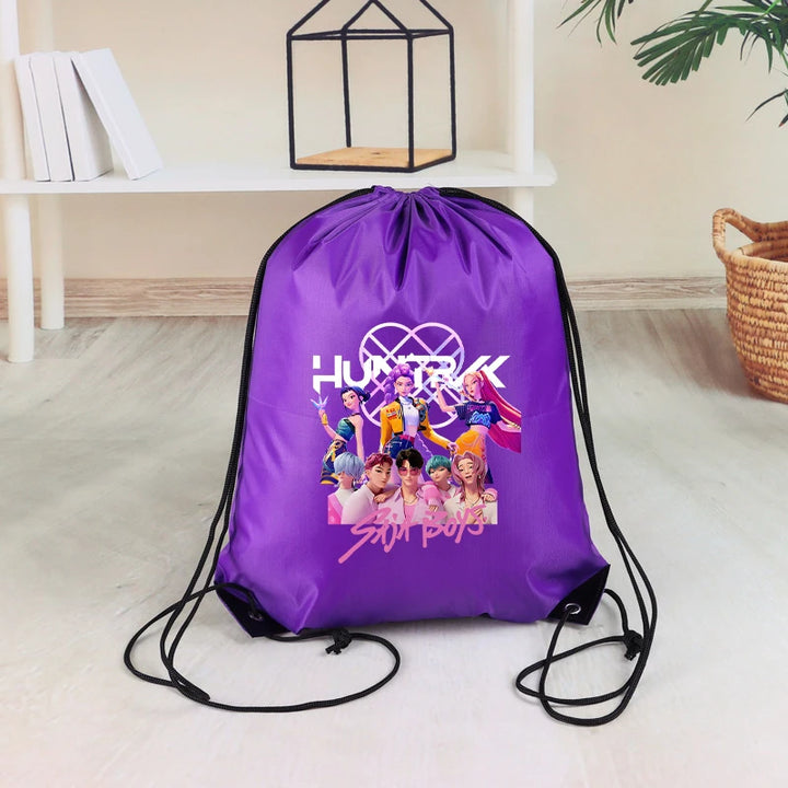 Sac A Cordon KPop Demon Hunters Huntrix Et Saja Boys Violet