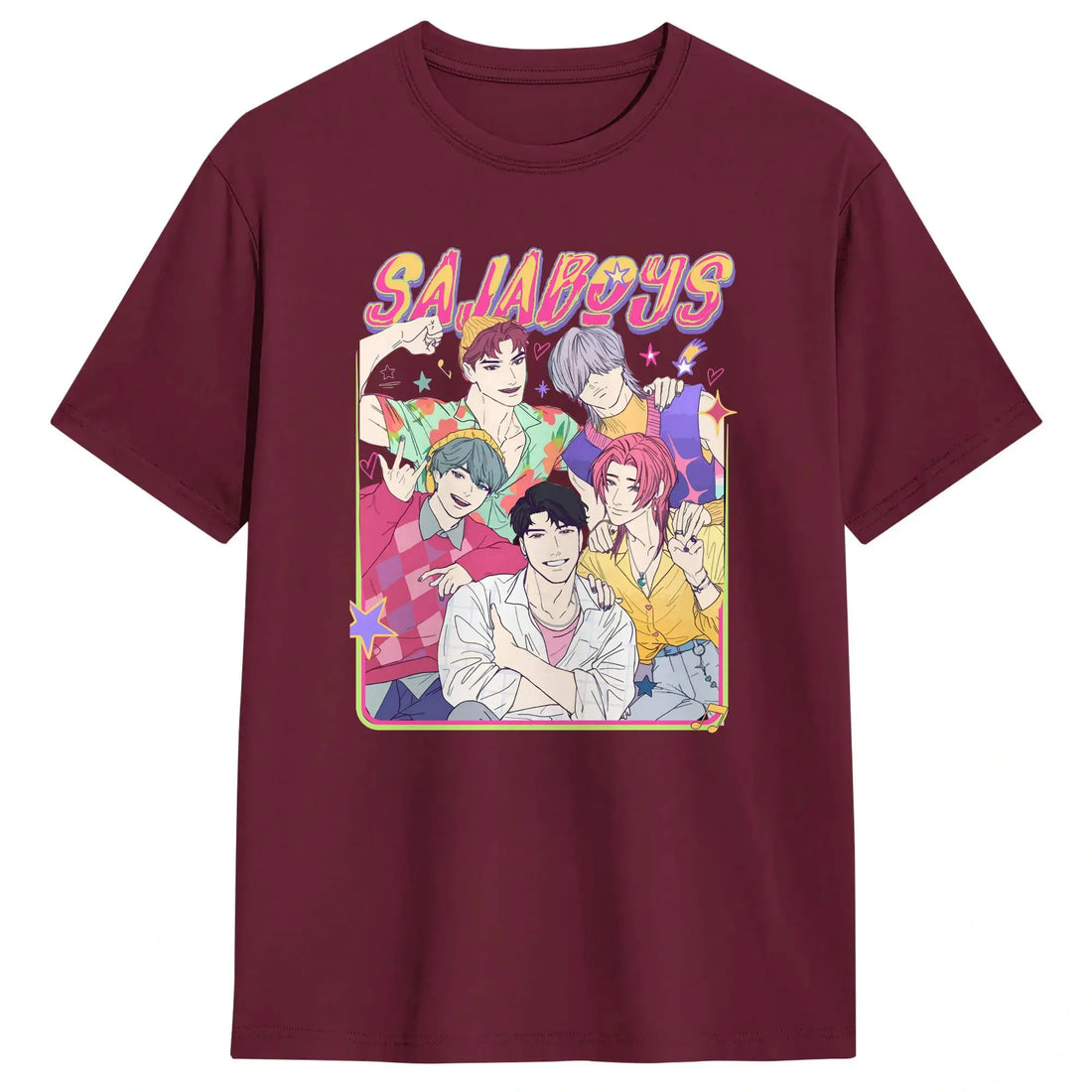 T-shirt KPop Demon Hunters Saja Boys Noir — photo 8