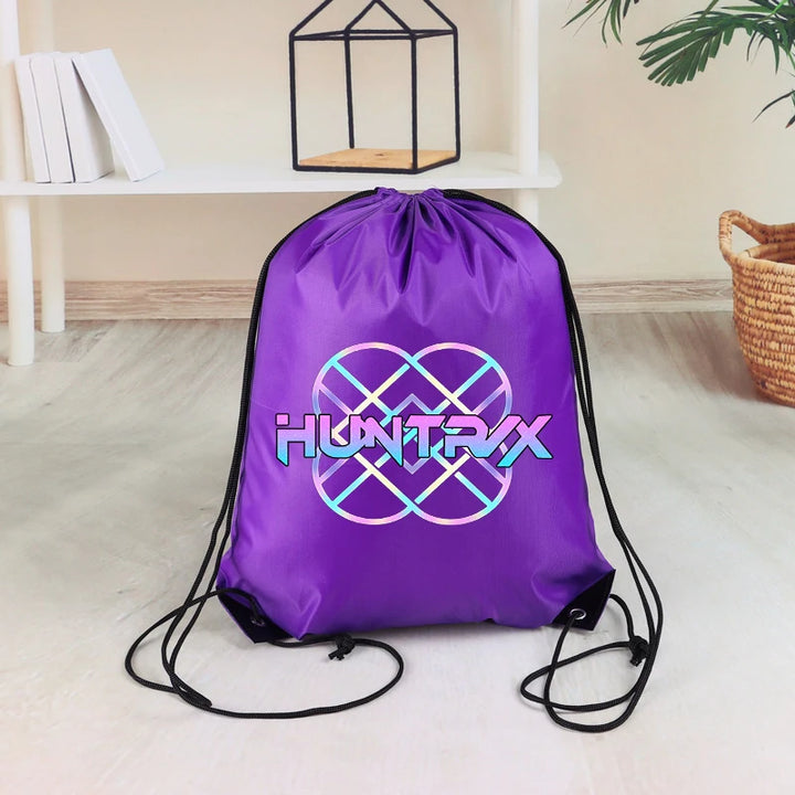 Sac A Cordon KPop Demon Hunters Huntrix Logo Violet