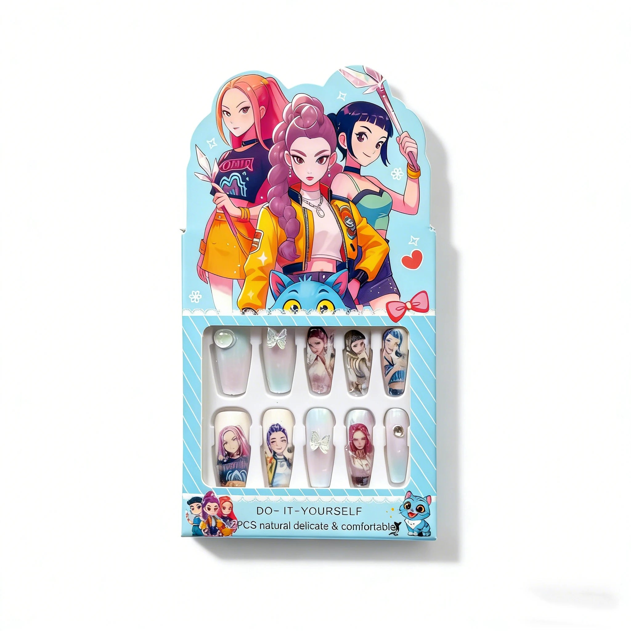 Autocollants Ongles KPop Demon Hunters