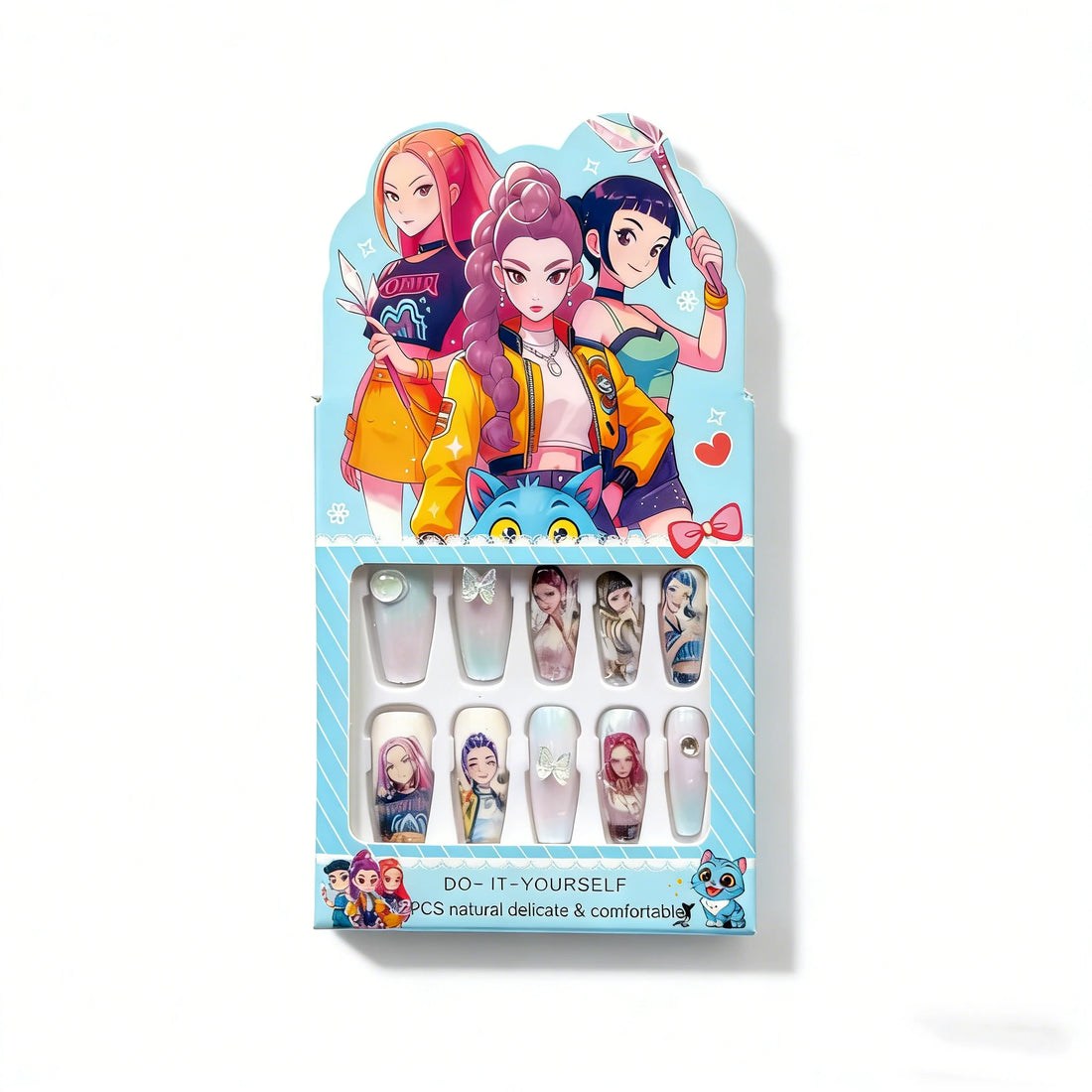 Autocollants Ongles KPop Demon Hunters