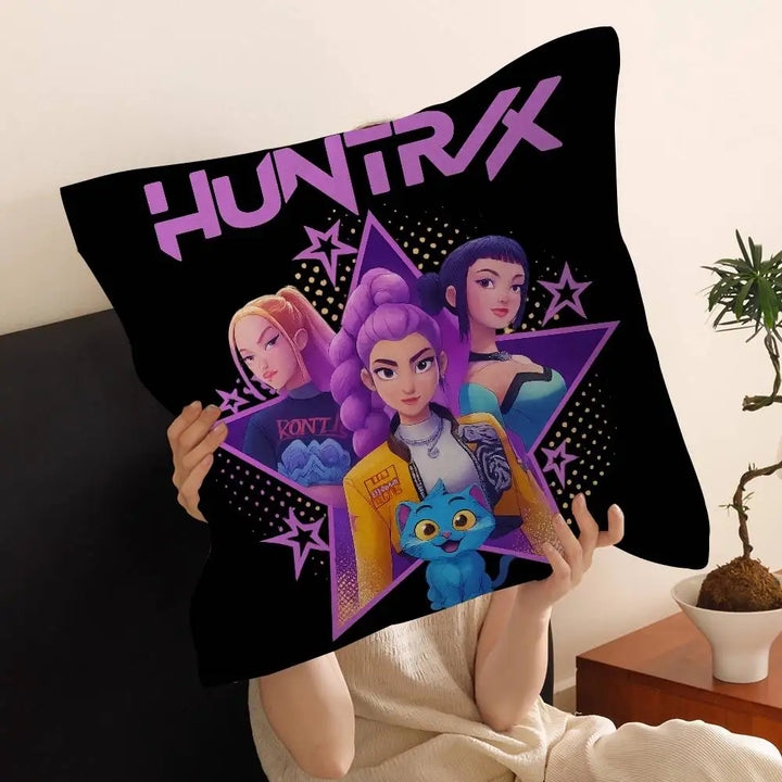 Housse de Coussin KPop Demon Hunters Salon