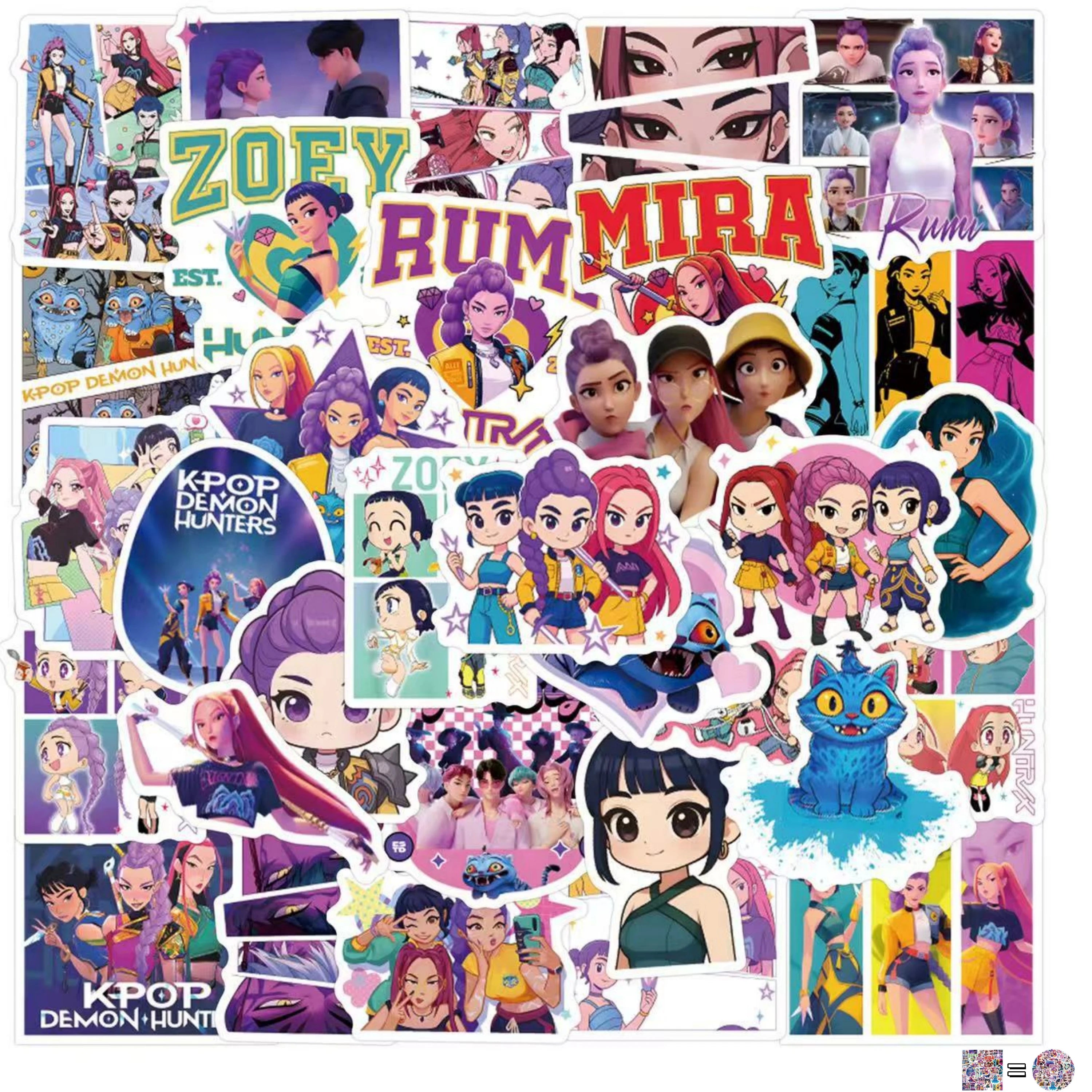 Stickers KPop Demon Hunters Huntrix