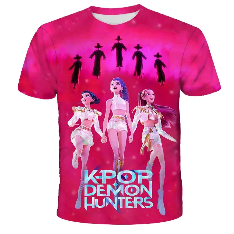 T-shirt KPop Demon Hunters Scène De Film — photo 7