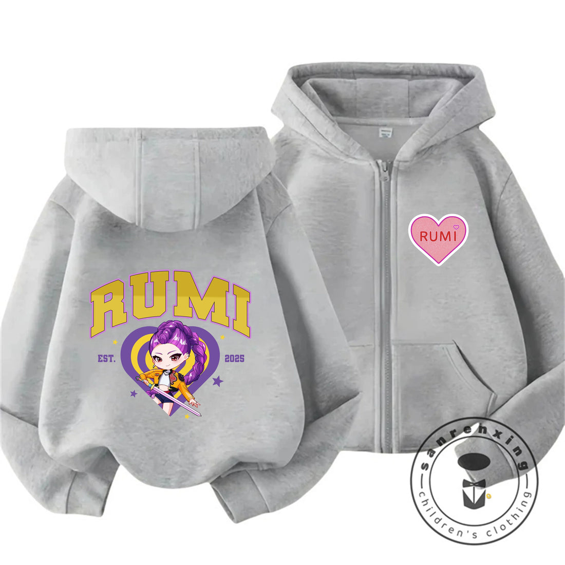 Gilet à Capuche Enfant KPop Demon Hunters Rumi Fille — photo 18