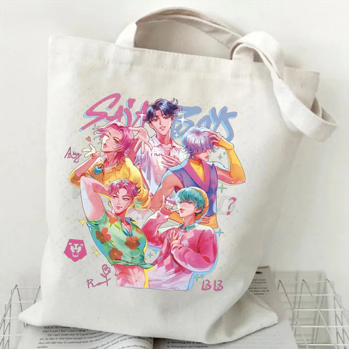 Tote Bag KPop Demon Hunters Saja Boys Film