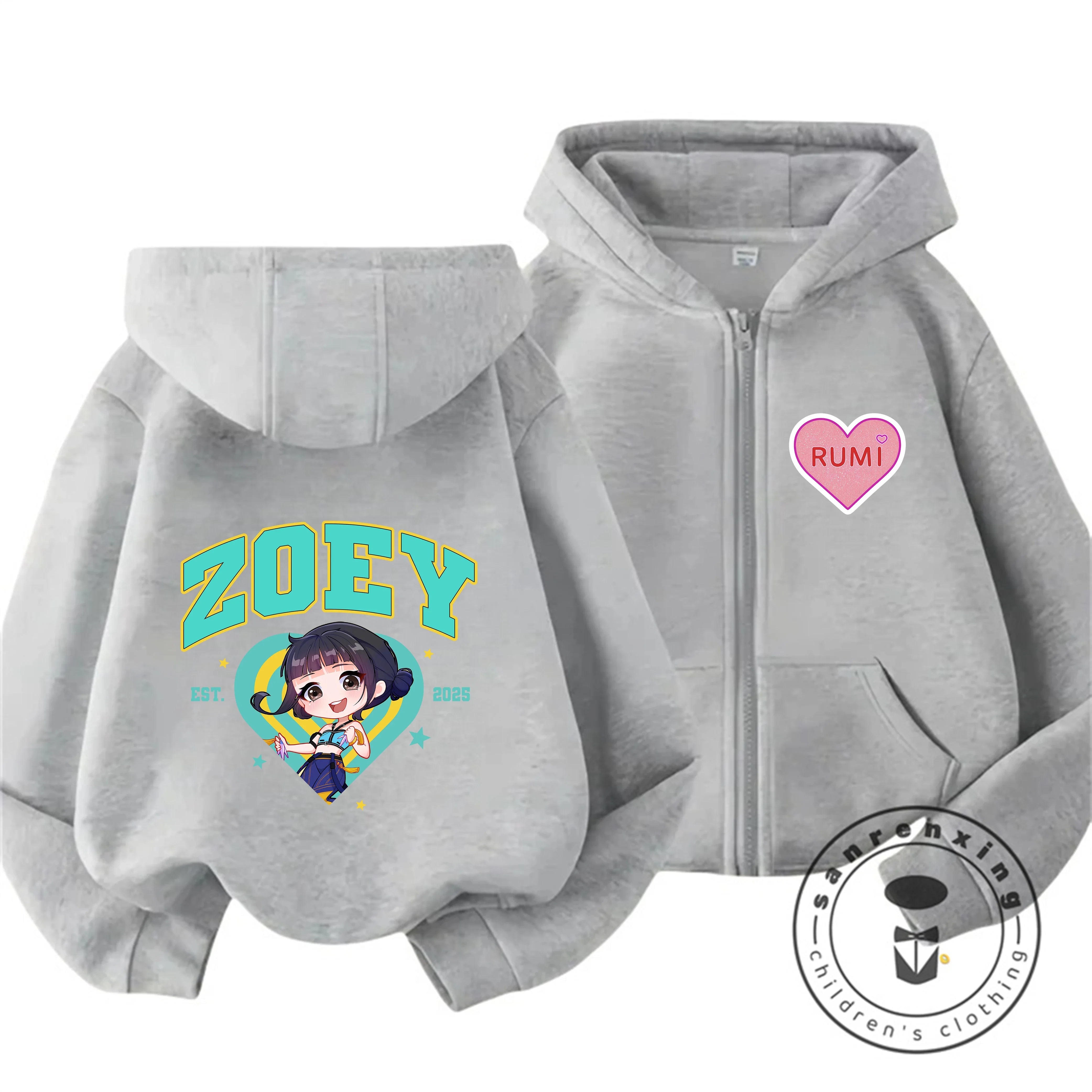 Gilet à Capuche Enfant KPop Demon Hunters Zoey — photo 4