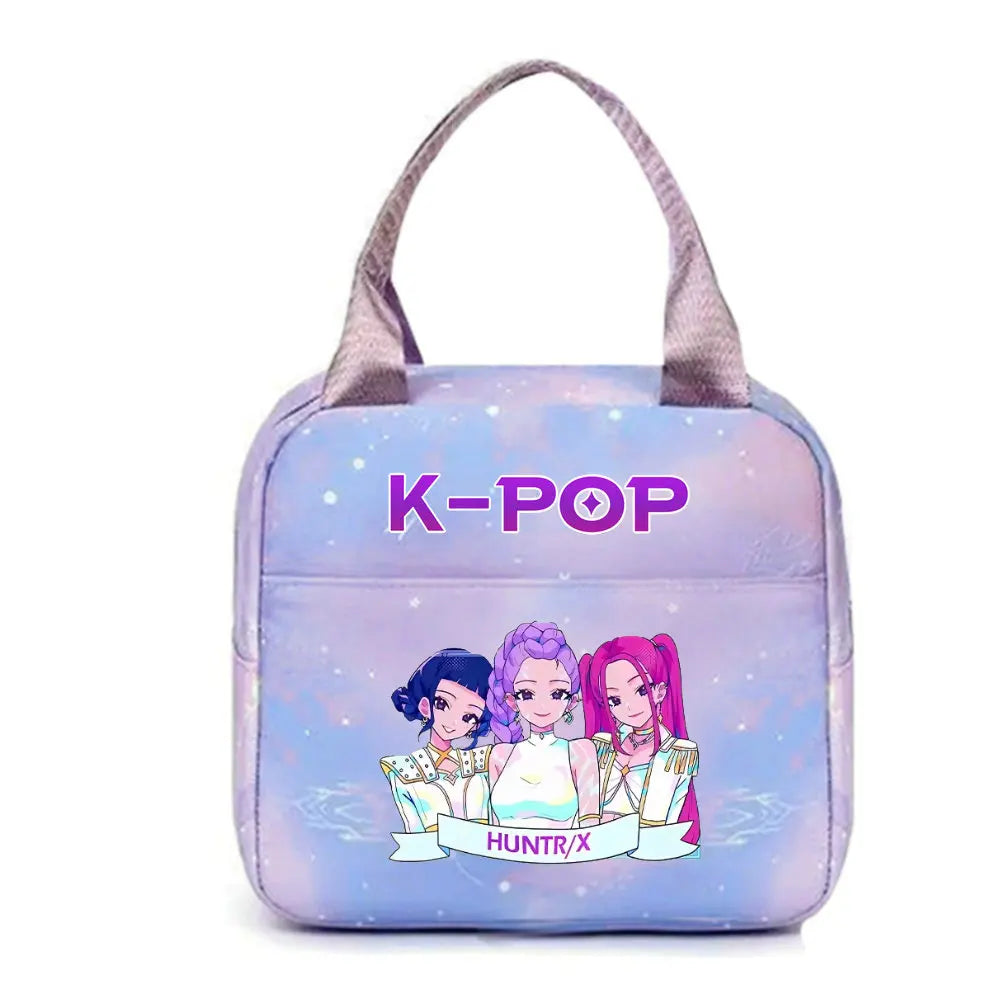 Lunch Bag KPop Demon Hunters Huntrix Et Derpy Bleu — photo 17