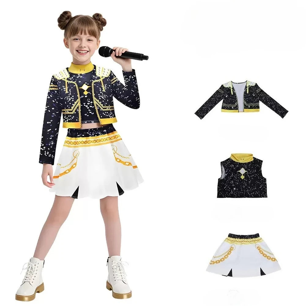 Déguisement Enfant KPop Demon Hunters Zoey Huntrix Tenue De Scène