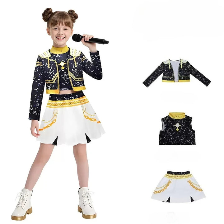 Déguisement Enfant KPop Demon Hunters Zoey Huntrix Tenue De Scène