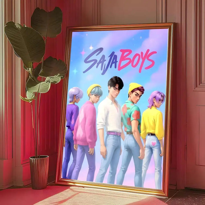 Poster KPop Demon Hunters Saja Boys
