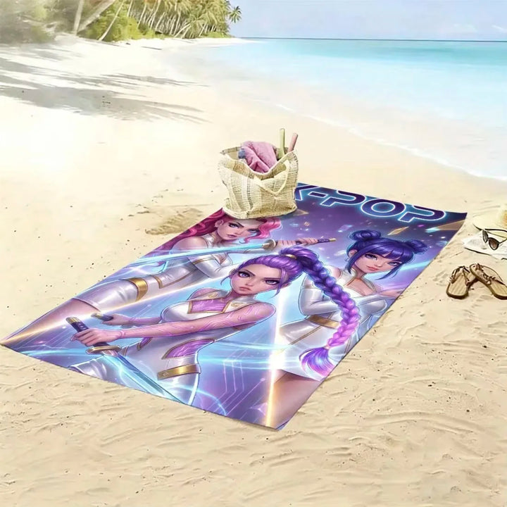 Serviette De Plage KPop Demon Hunters Golden — photo 2