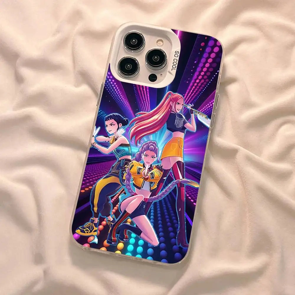 Coque iPhone 16 plus KPop Demon Hunters Huntrix