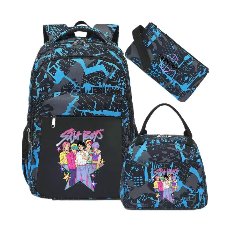 Sac à Dos Ecole KPop Demon Hunters Saja Boys 3 Pièces — photo 19