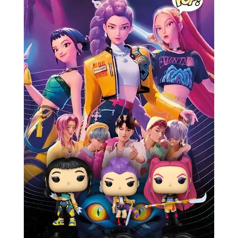Figurine POP KPop Demon Hunters Huntrix Zoey Golden — photo 5