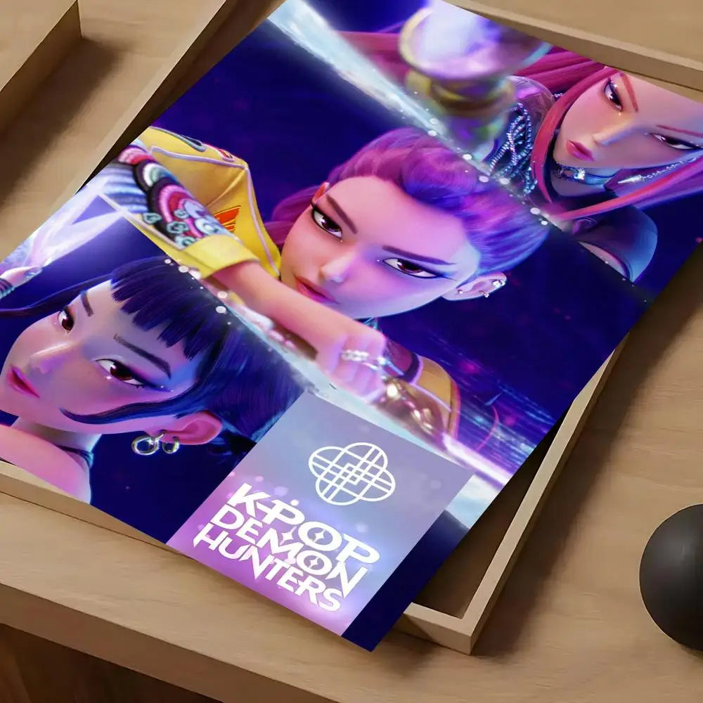 Poster KPop Demon Hunters Mira Rumi  Zoey