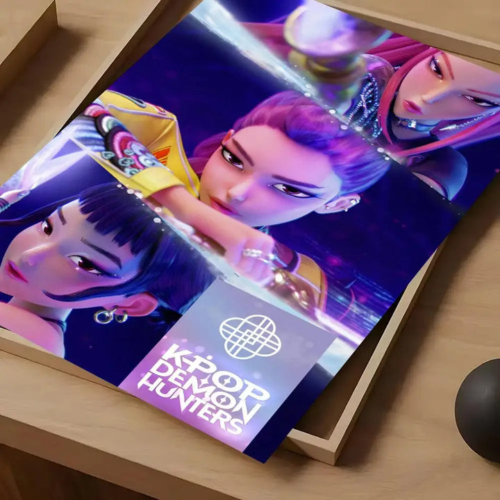 Poster KPop Demon Hunters Mira Rumi  Zoey