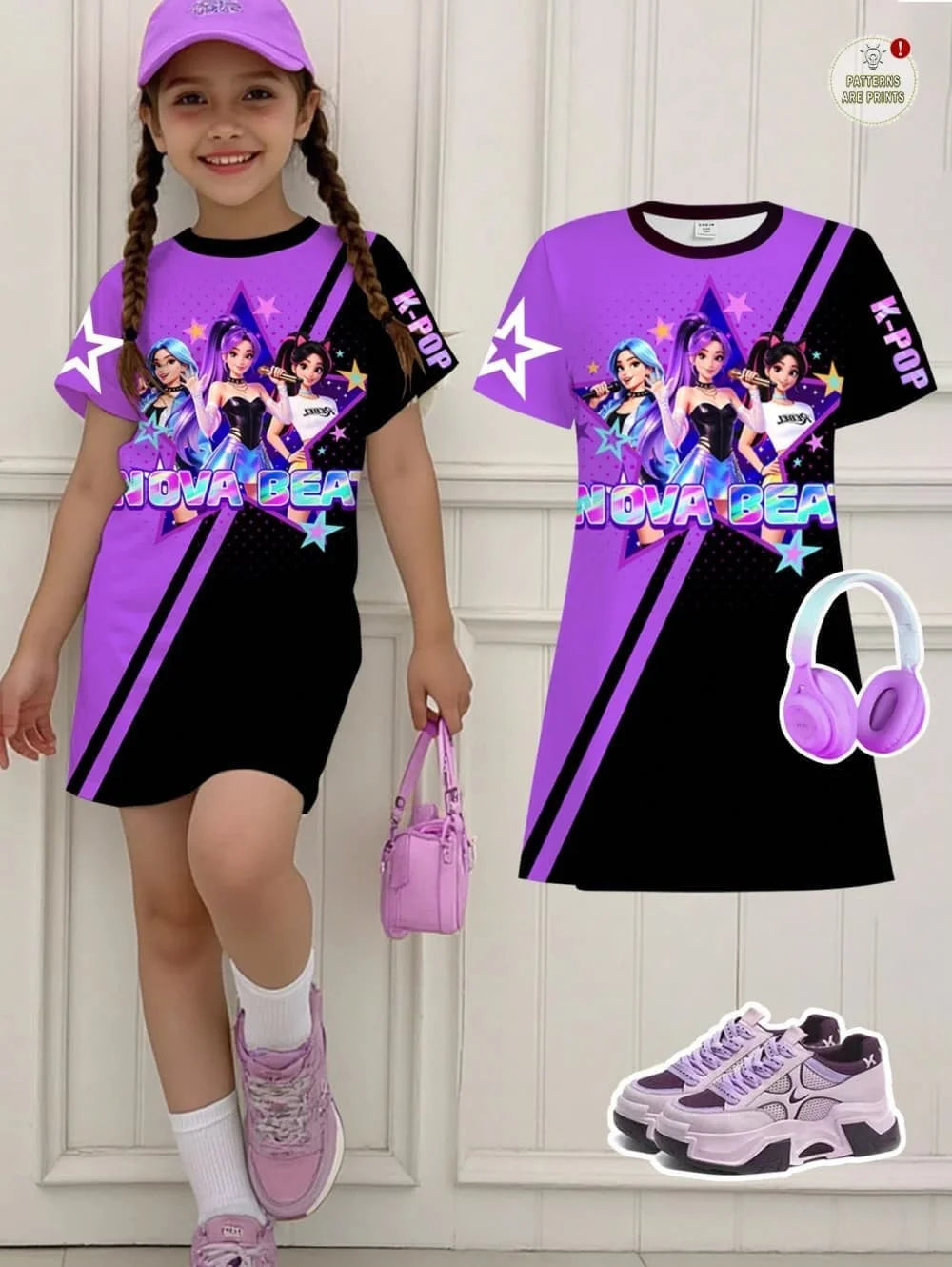 Robe Enfant KPop Demon Hunters Huntrix