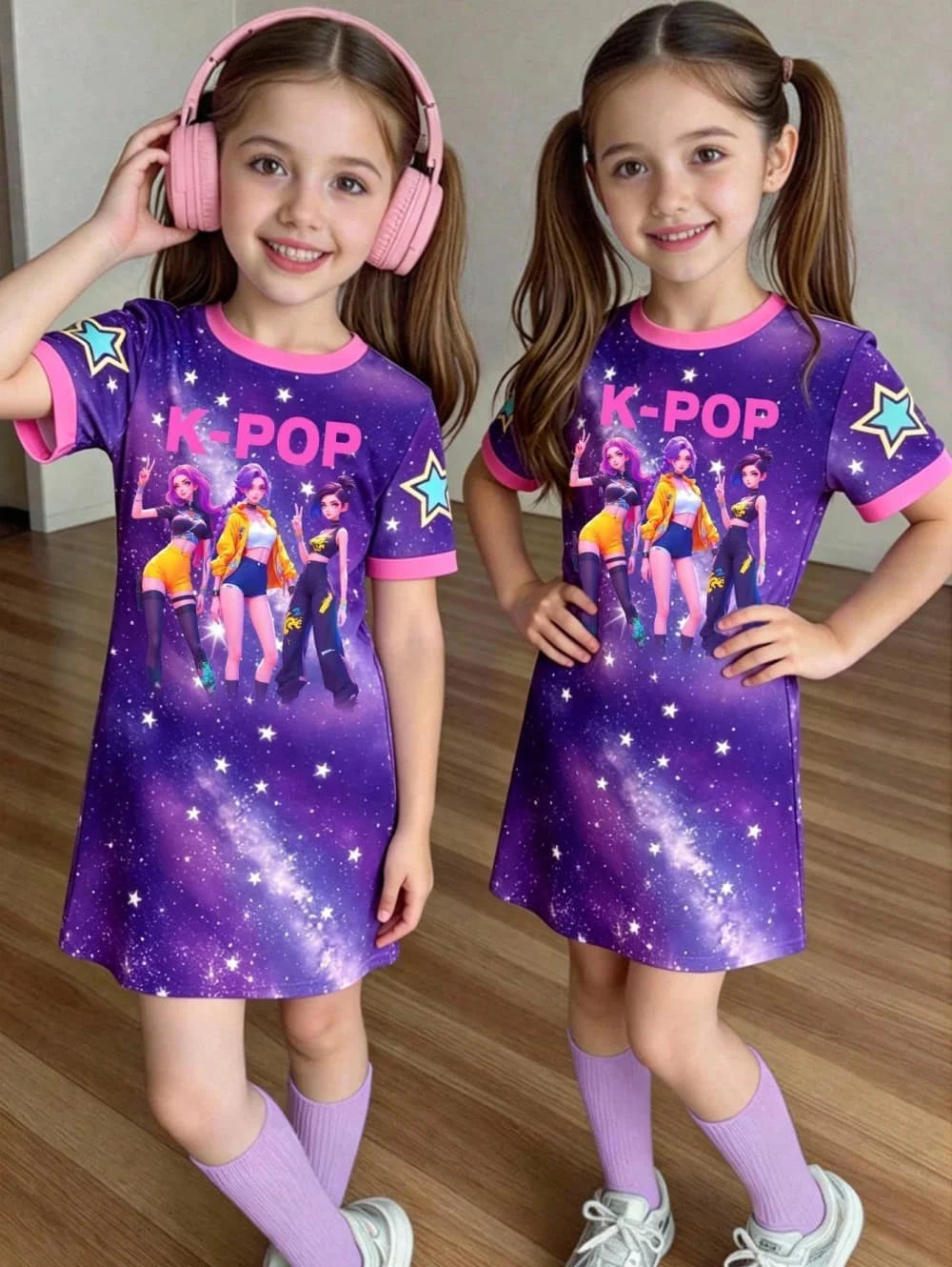 Robe Enfant KPop Demon Hunters Huntrix