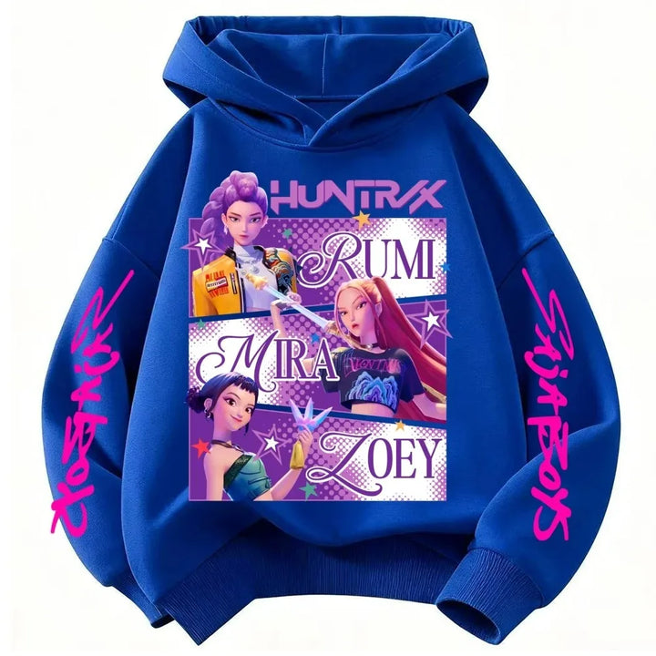 Pull Enfant KPop Demon Hunters Bleu