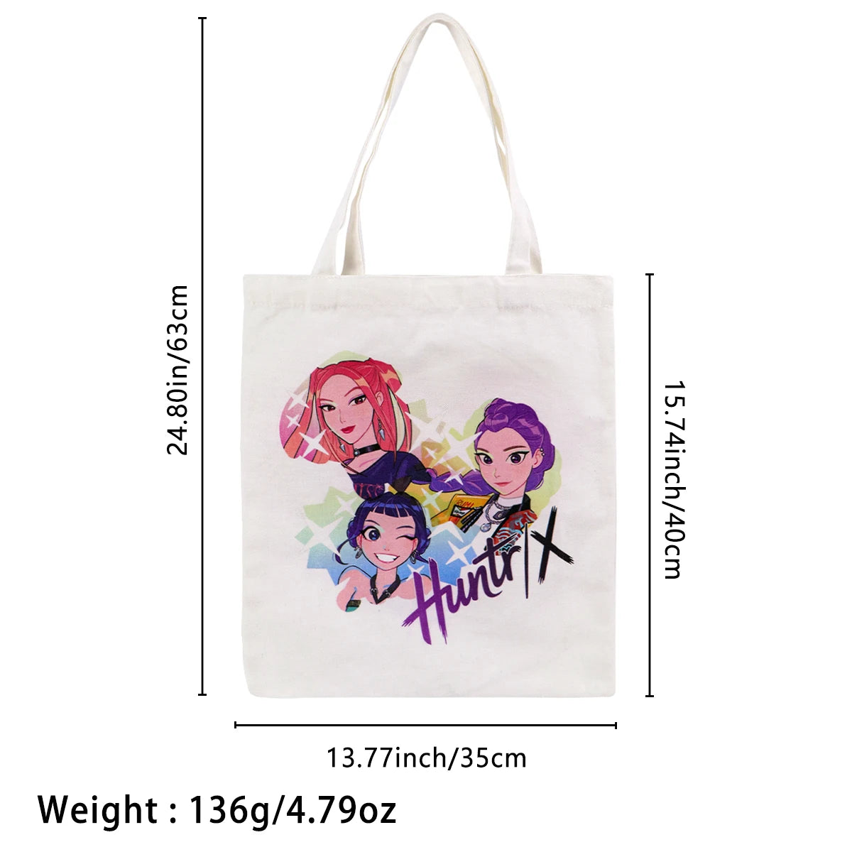 Tote Bag KPop Demon Hunters Huntrix Film