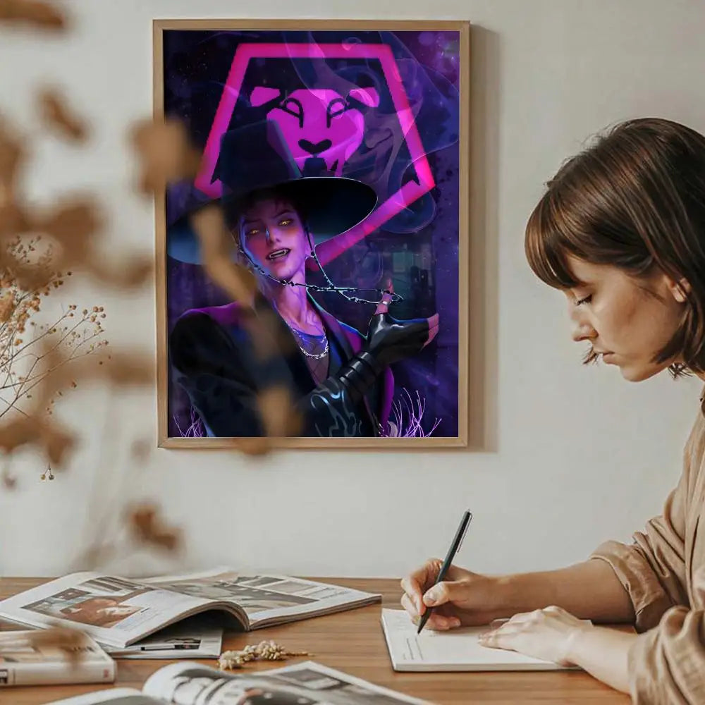 Poster KPop Demon Hunters Saja Boys Ombres