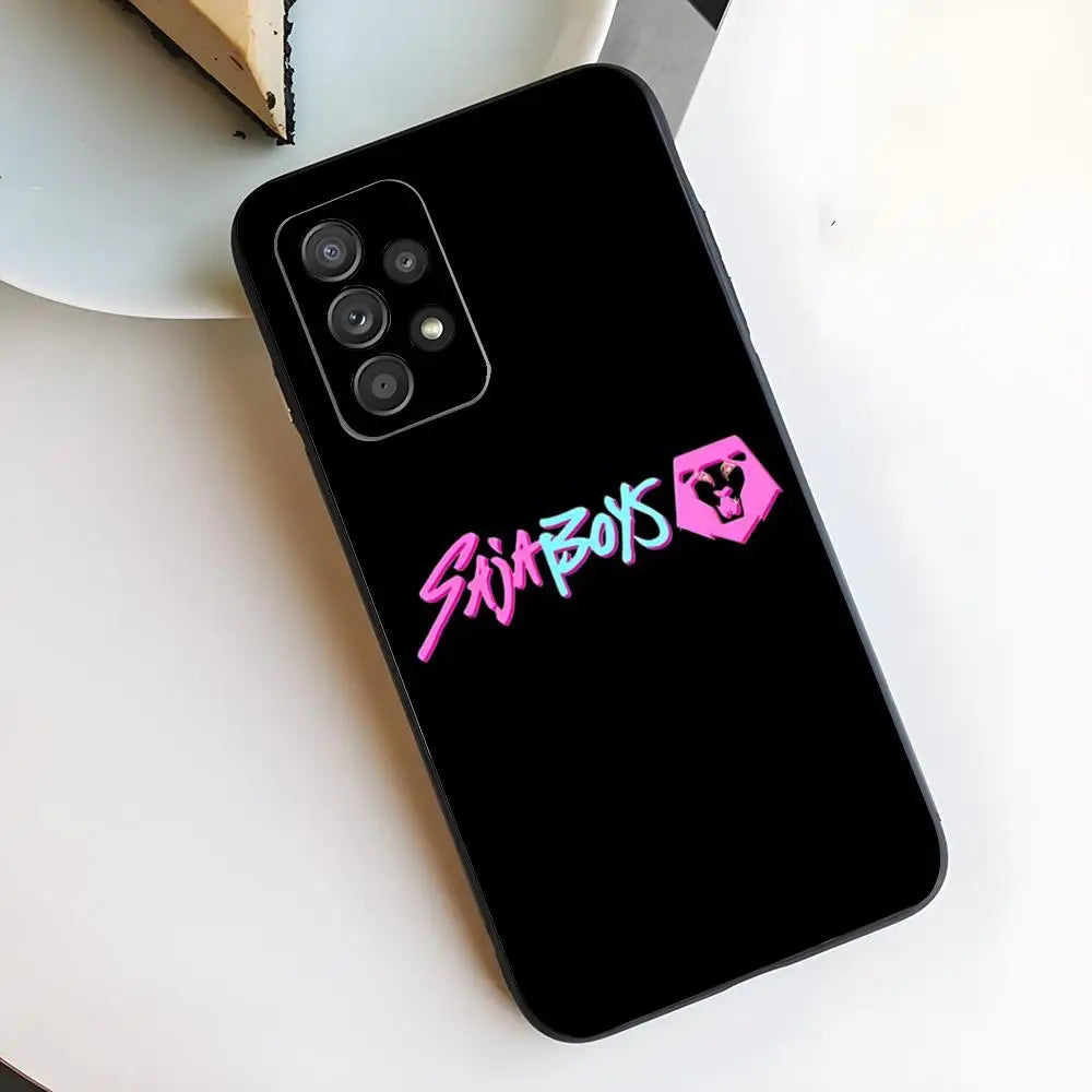 Coque Samsung KPop Demon Hunters Saja Boys Logo Noir