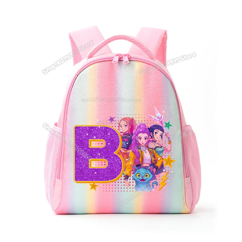 Sac d'Ecole KPop Demon Hunters Lettre Prénom — photo 30