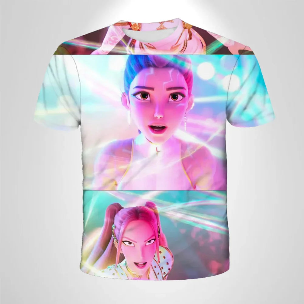 T-shirt KPop Demon Hunters Scène De Film — photo 9