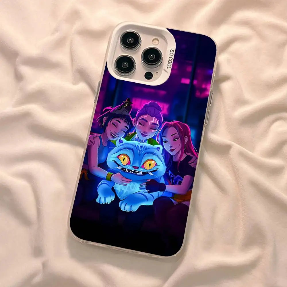 Coque iPhone 15pro max KPop Demon Hunters Huntrix