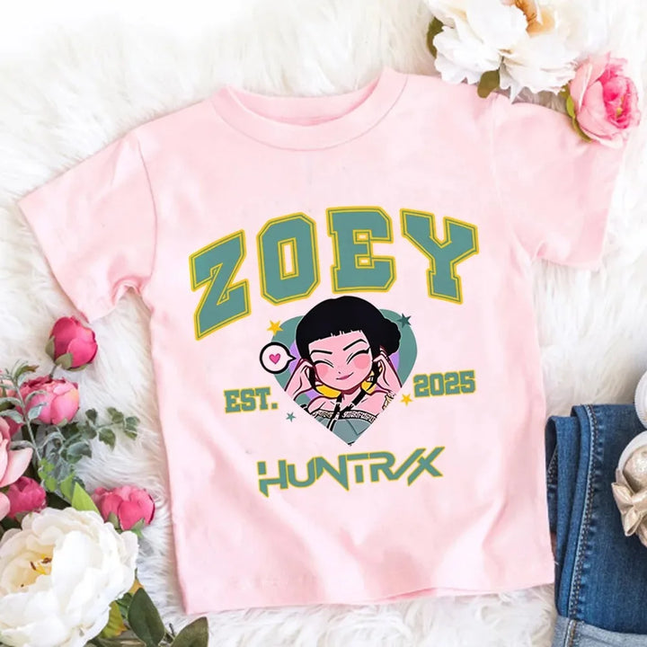 T-shirt Enfant KPop Demon Hunters Zoey Huntrix