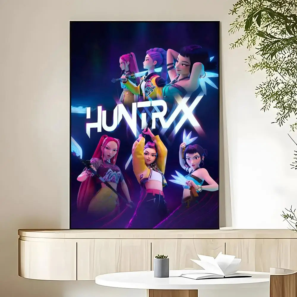 Poster KPop Demon Hunters Dessin Animé