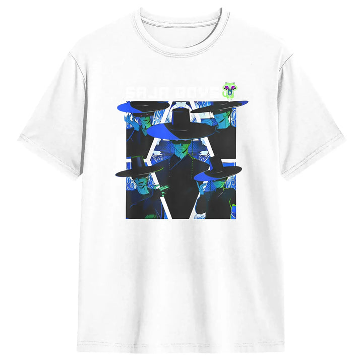 T-shirt KPop Demon Hunters Saja Boys Bleu — photo 12