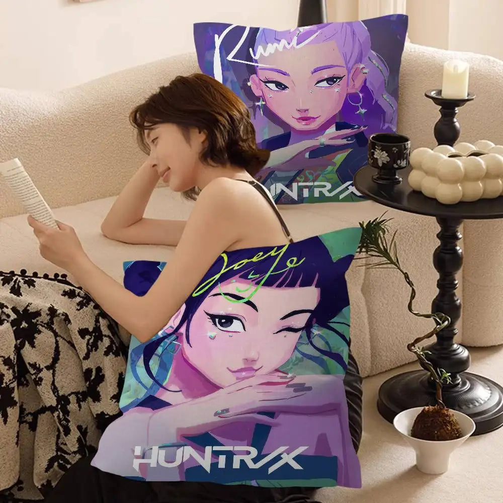 Housse de Coussin KPop Demon Hunters Rumi Zoey Mira — photo 3