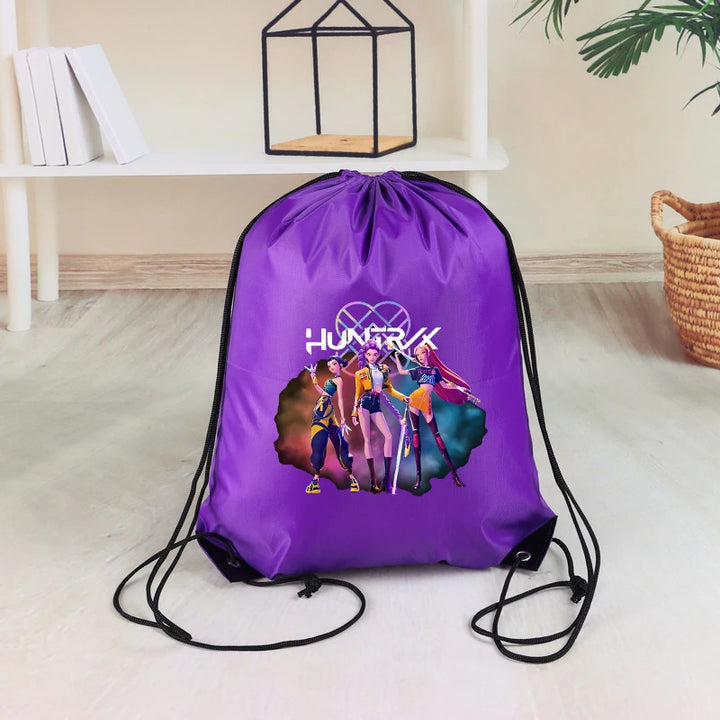 Sac A Cordon KPop Demon Hunters Huntrix Violet