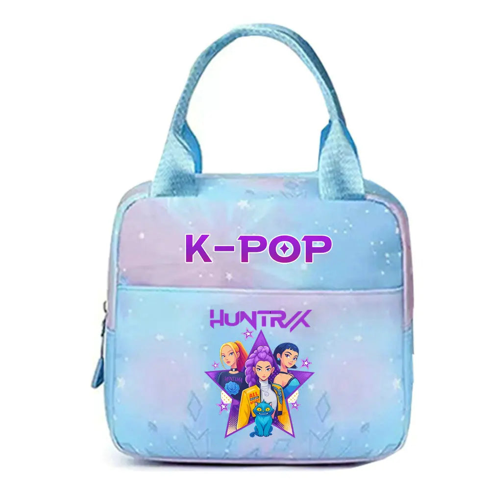 Lunch Bag KPop Demon Hunters Huntrix Et Derpy