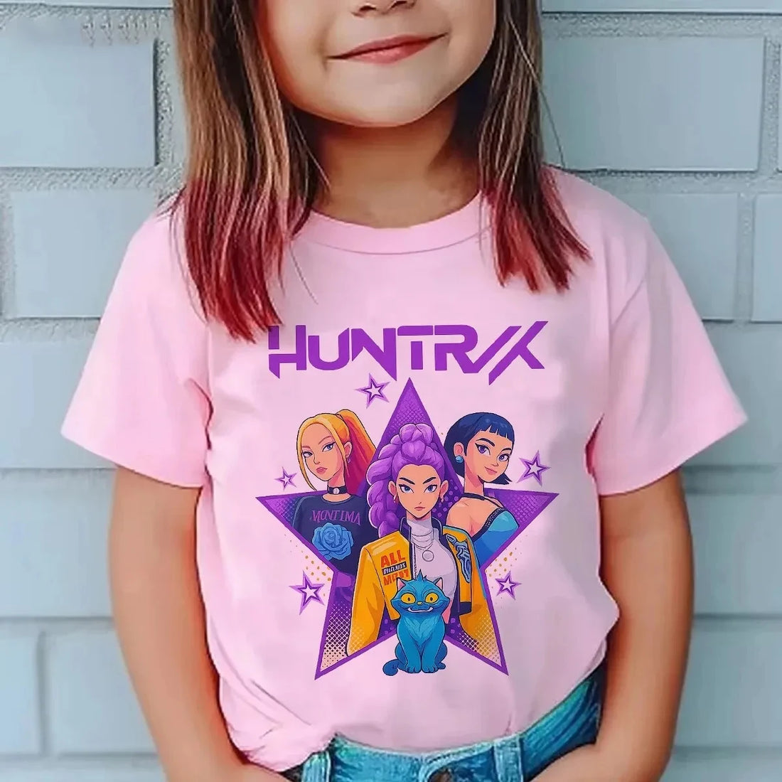 T-shirt Enfant KPop Demon Hunters Huntrix Rose