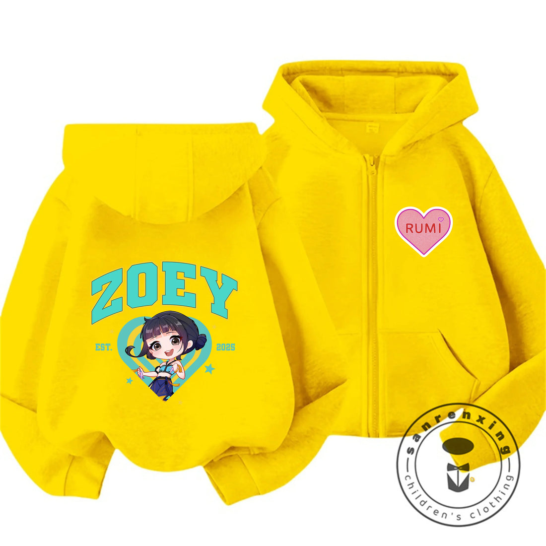 Gilet à Capuche Enfant KPop Demon Hunters Rumi Fille — photo 7