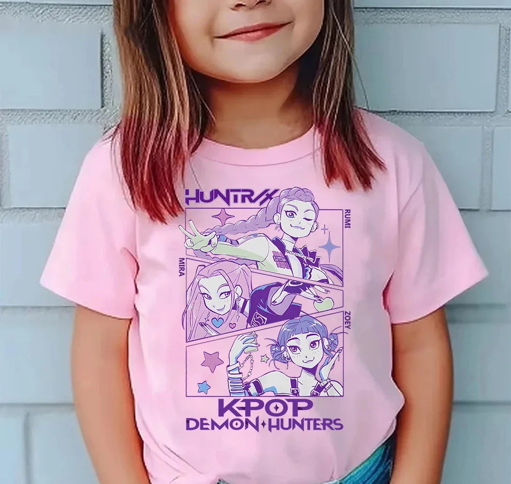 T-shirt Enfant KPop Demon Hunters Etoile