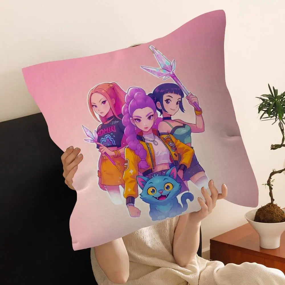 Housse de Coussin KPop Demon Hunters Huntrix Zoey — photo 27