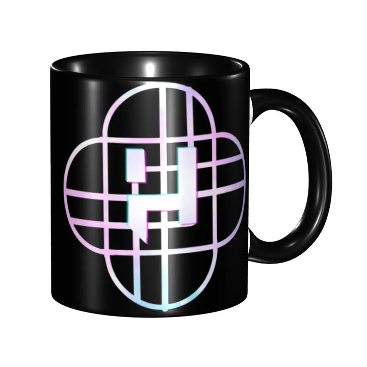 Tasse KPop Demon Hunters Logo Huntrix Noir