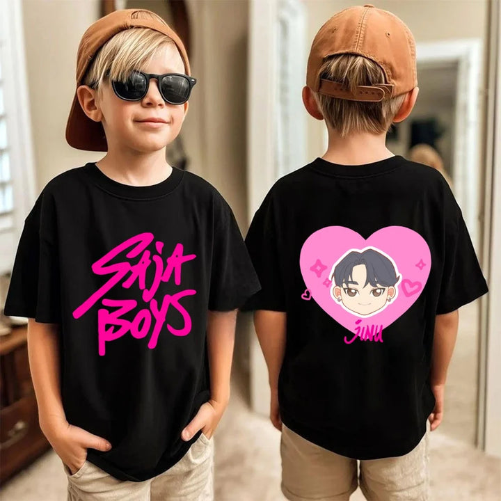 T-shirt Enfant KPop Demon Hunters Saja Jinu