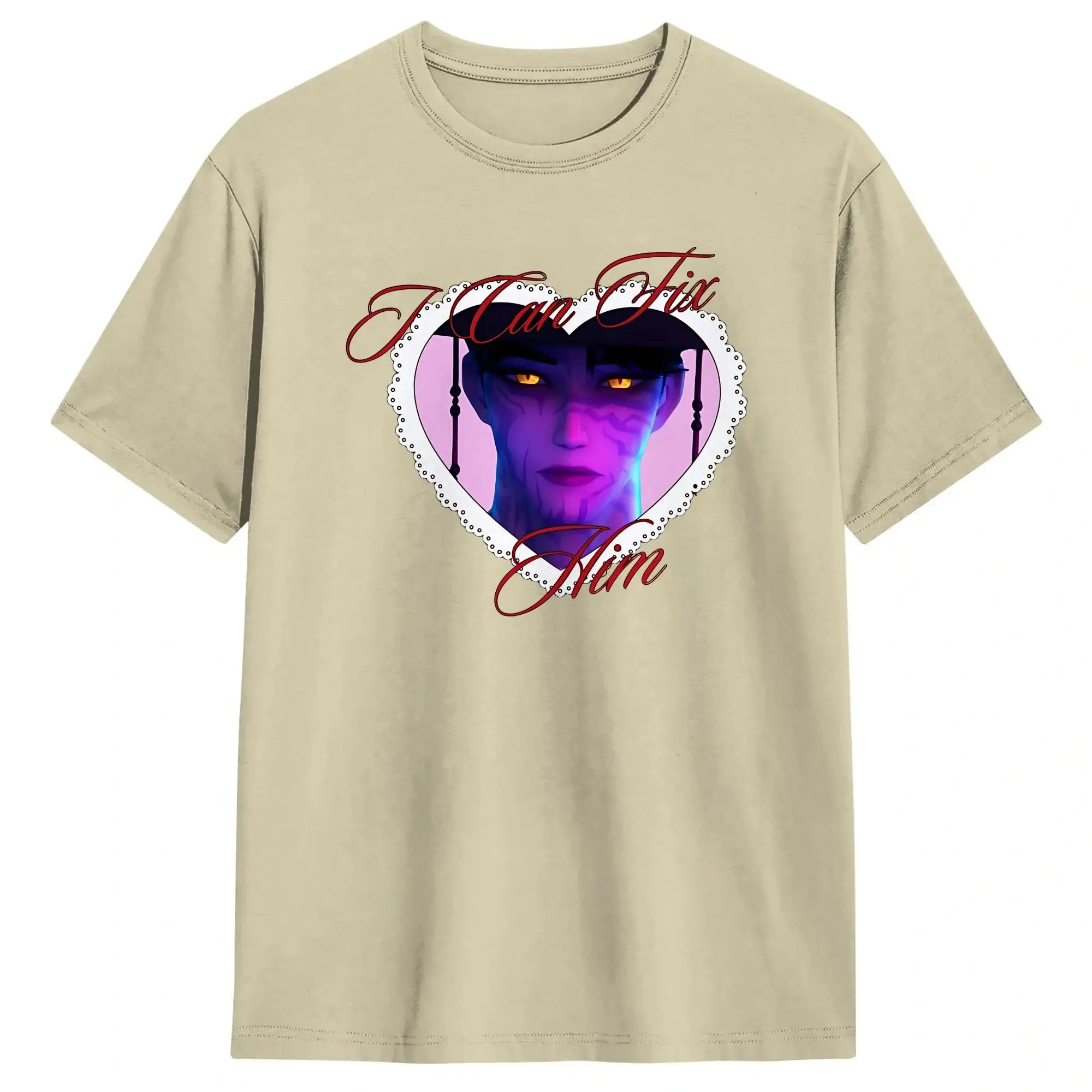 T-shirt KPop Demon Hunters Jinu I Can Fix Him — photo 12