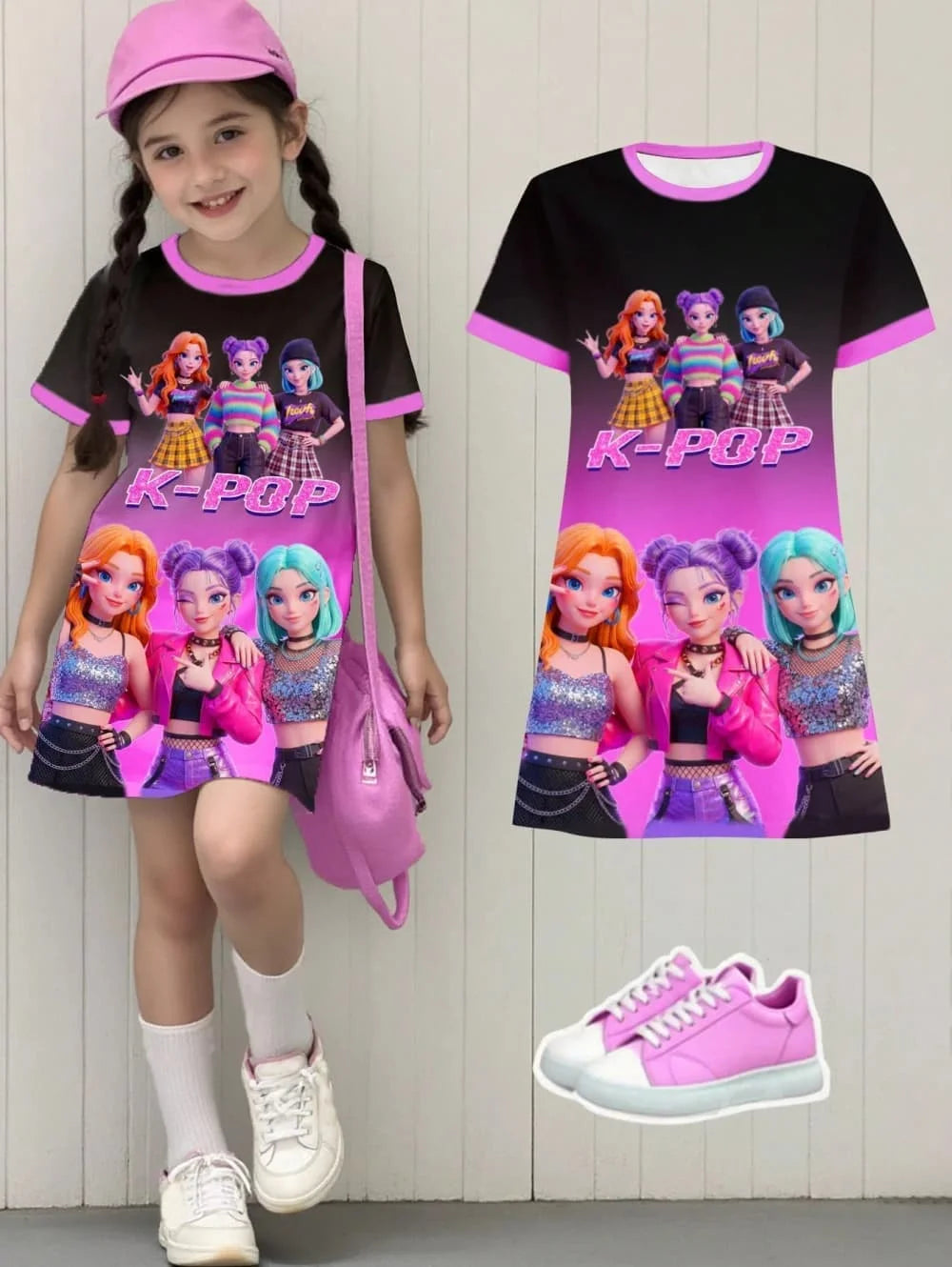 Robe Enfant KPop Demon Hunters Huntrix