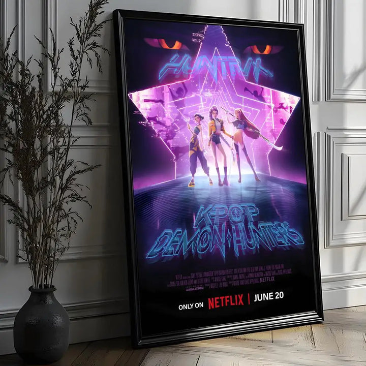 Poster KPop Demon Hunters Huntrix Et Gwi-Ma