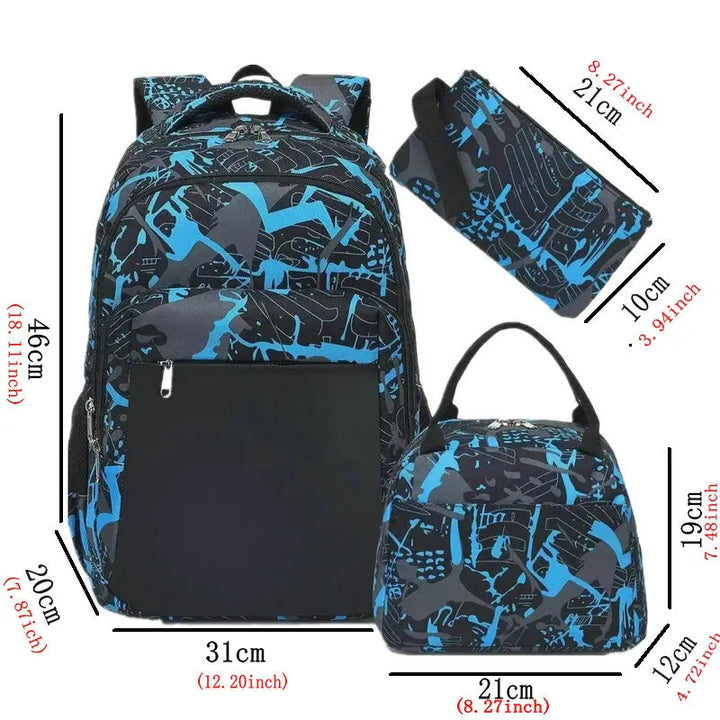 Sac à Dos Ecole KPop Demon Hunters Saja Boys Film 3 Pièces — photo 2