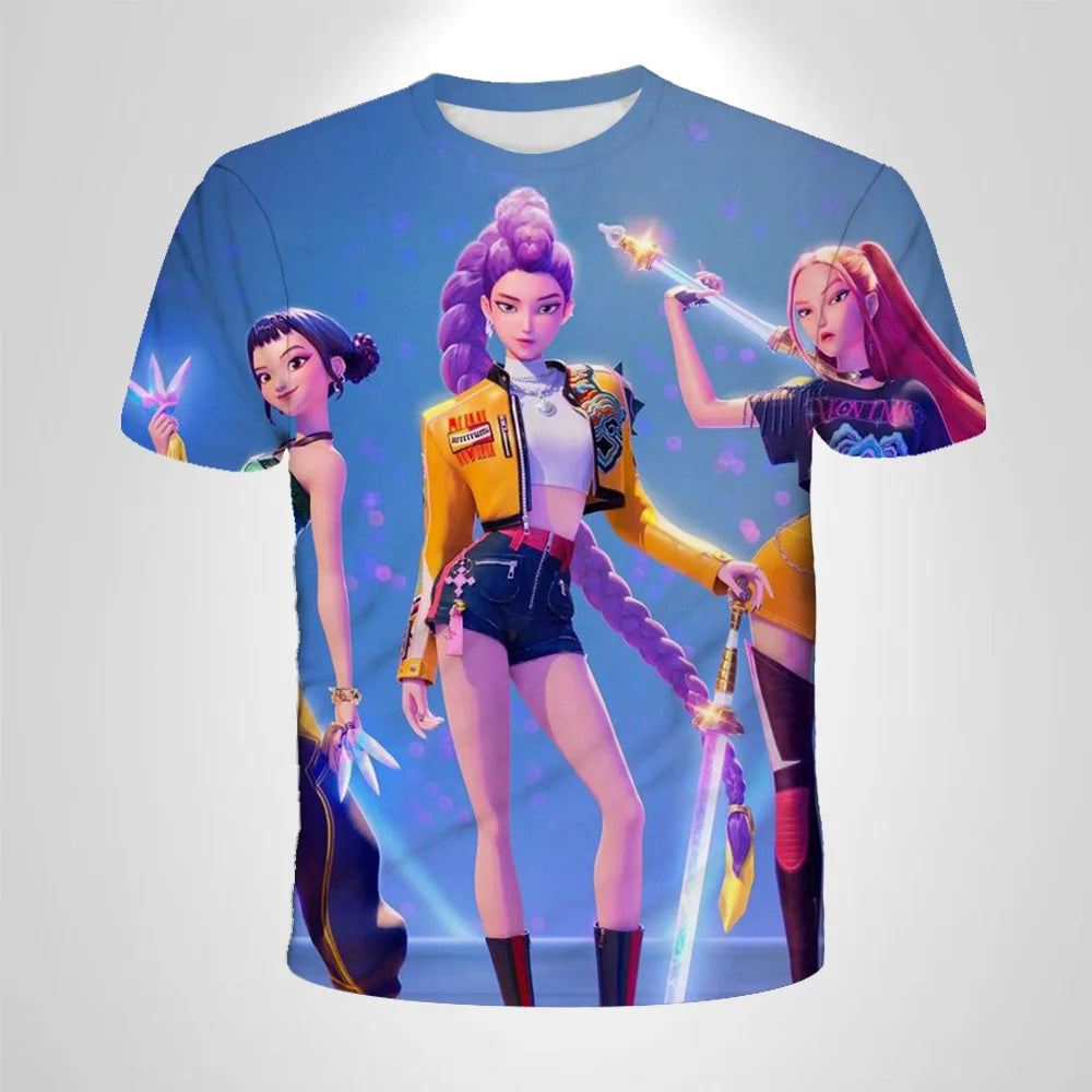 T-shirt KPop Demon Hunters Zoey Golden — photo 12