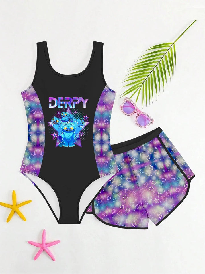Maillot De Bain Enfant KPop Demon Hunters Derpy